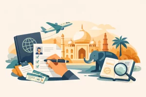 Hilfe beim Visumantrag für Indien
