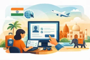 Indien Touristenvisum online Hilfe nutzen