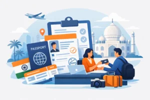 Indien Visumantrag mit Support erklärt