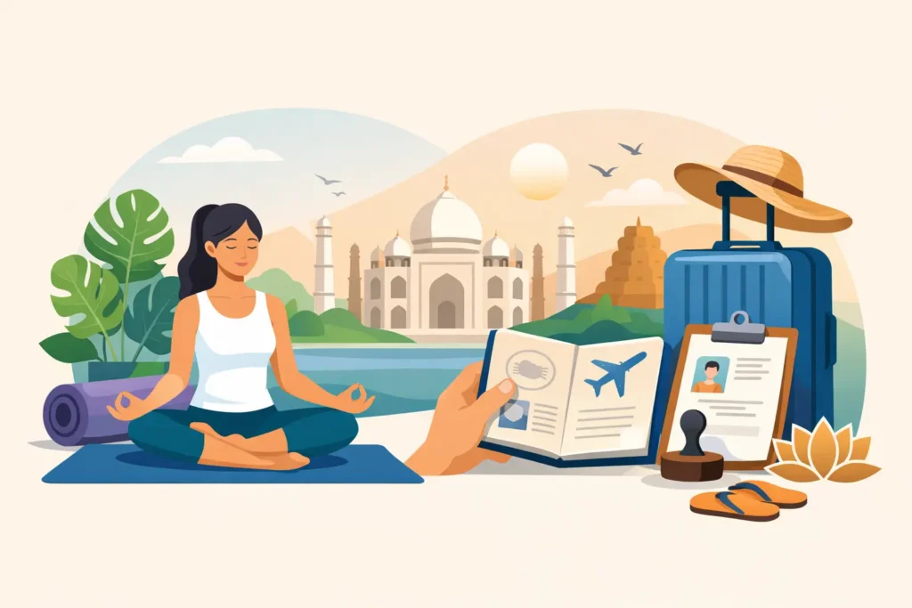 Indienvisum für Yoga-Reisen richtig beantragen