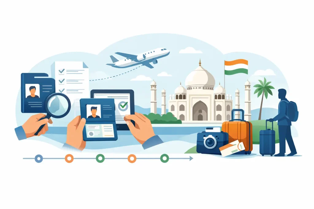 Visumprozess Indien einfach erklärt in 6 Schritten