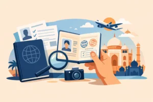 Reisepass fürs Indienvisum vorbereiten