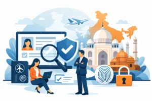 Online-Visumservice-Sicherheitscheck für Indien