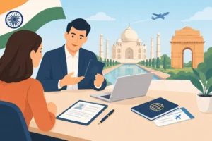 Reisebüro Indien: Visumprozess am Beispiel